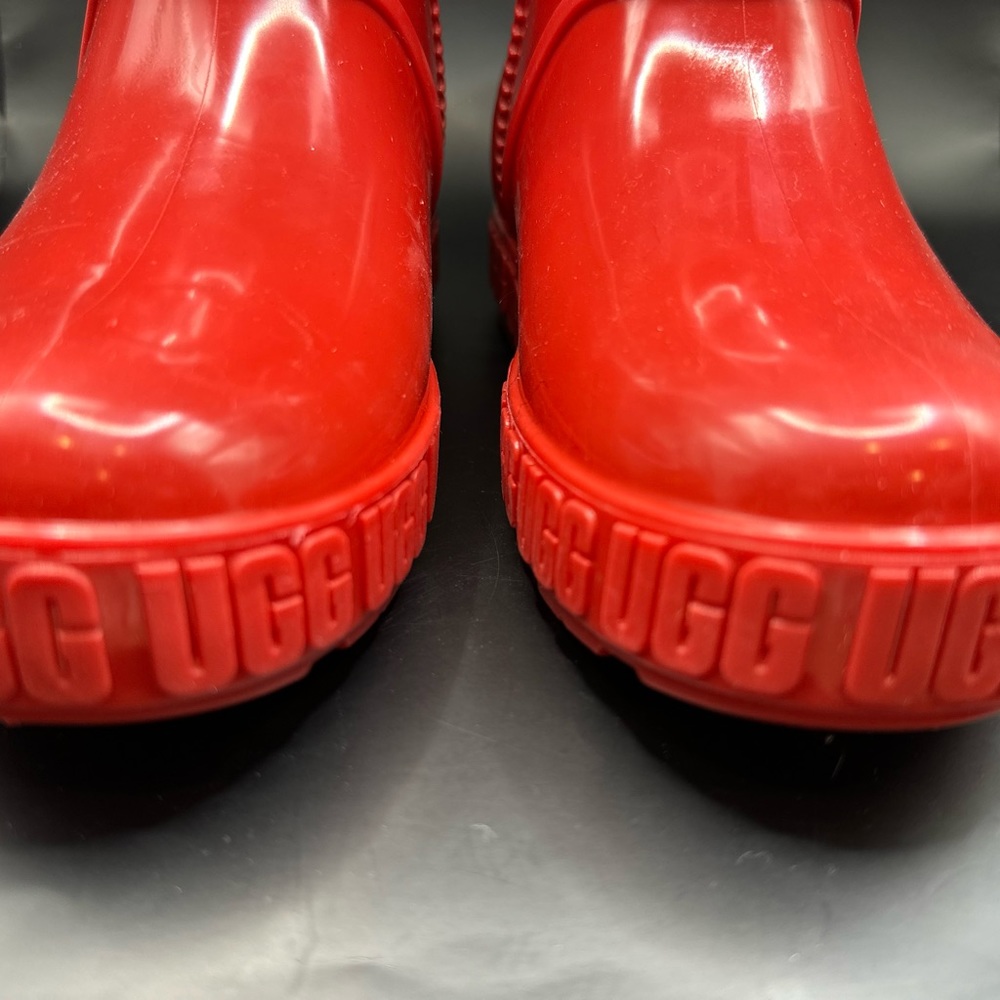 New KIDS SIZE 2 TAFFY Red UGG DRIZLITA TPE RAIN SNOW BOOTS 1130361K - Picture 5 of 11